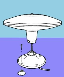 Vision Plus Status 350 Omni-Directional Antenna With VP2 TV Amplifier -Heaters and Air Conditioners Sales Store 04 2085.3 54081.1633448101