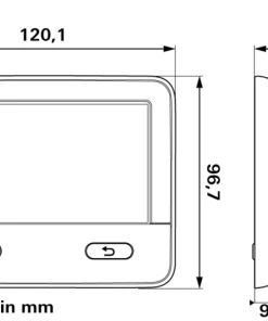 Truma INet X Control Panel - Control Air Con & Heating Via Your Smartphone -Heaters and Air Conditioners Sales Store 1629984702134 abmesseungen inetpanel 28663.1654597458