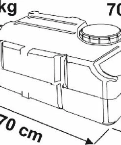 Fiamma 70 Litre Caravan Motorhome On Board Water Tank 7 Fiamma 70 Litre Caravan Motorhome On Board Water Tank -Heaters and Air Conditioners Sales Store 70L dims 39101.1380208146