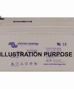 Victron Energy 12 Volt Deep Cycle AGM Batteries -Heaters and Air Conditioners Sales Store BAT412124084 2V 240Ah AGM Deep Cycle illustrationonly 53172.1664897237
