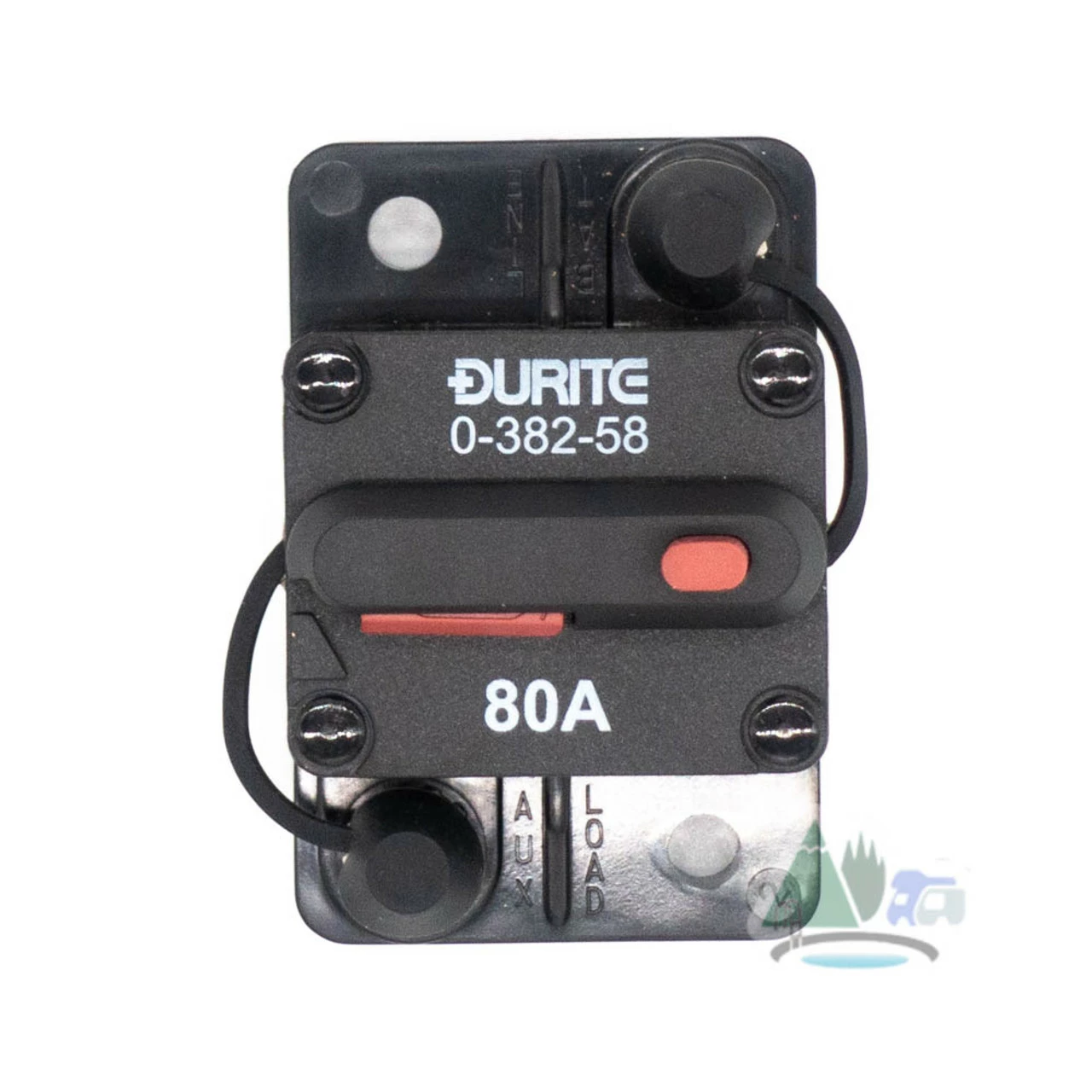 Durite 80A Flush Mount Circuit Breaker 12/24v 3 Durite 80A Flush Mount Circuit Breaker 12/24v