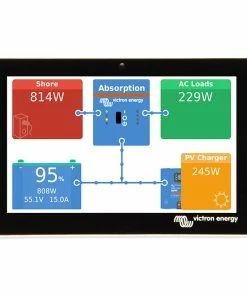 Victron Energy Victron 350 Watt Solar Panel Kit With MPPT Controller, MultiPlus II And Cerbo GX -Heaters and Air Conditioners Sales Store GX Touch 50 front screen 40259.1671113927
