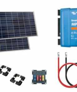 Victron Energy Victron 350 Watt Solar Panel Kit With SmartSolar MPPT Controller & Fittings