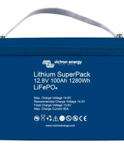 Victron Energy Victron Orion-Tr Smart DC To DC Charger Kit With Lithium Battery -Heaters and Air Conditioners Sales Store Lithium SuperPack 12.8V 100Ah 1280Wh 66522.1662980810