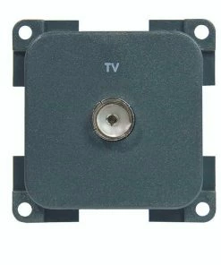 CBE Single TV Coaxial Outlet Aerial Socket
