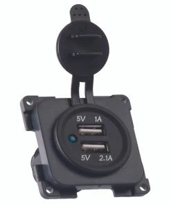CBE Twin Caravan Motorhome 12v USB Charger Socket