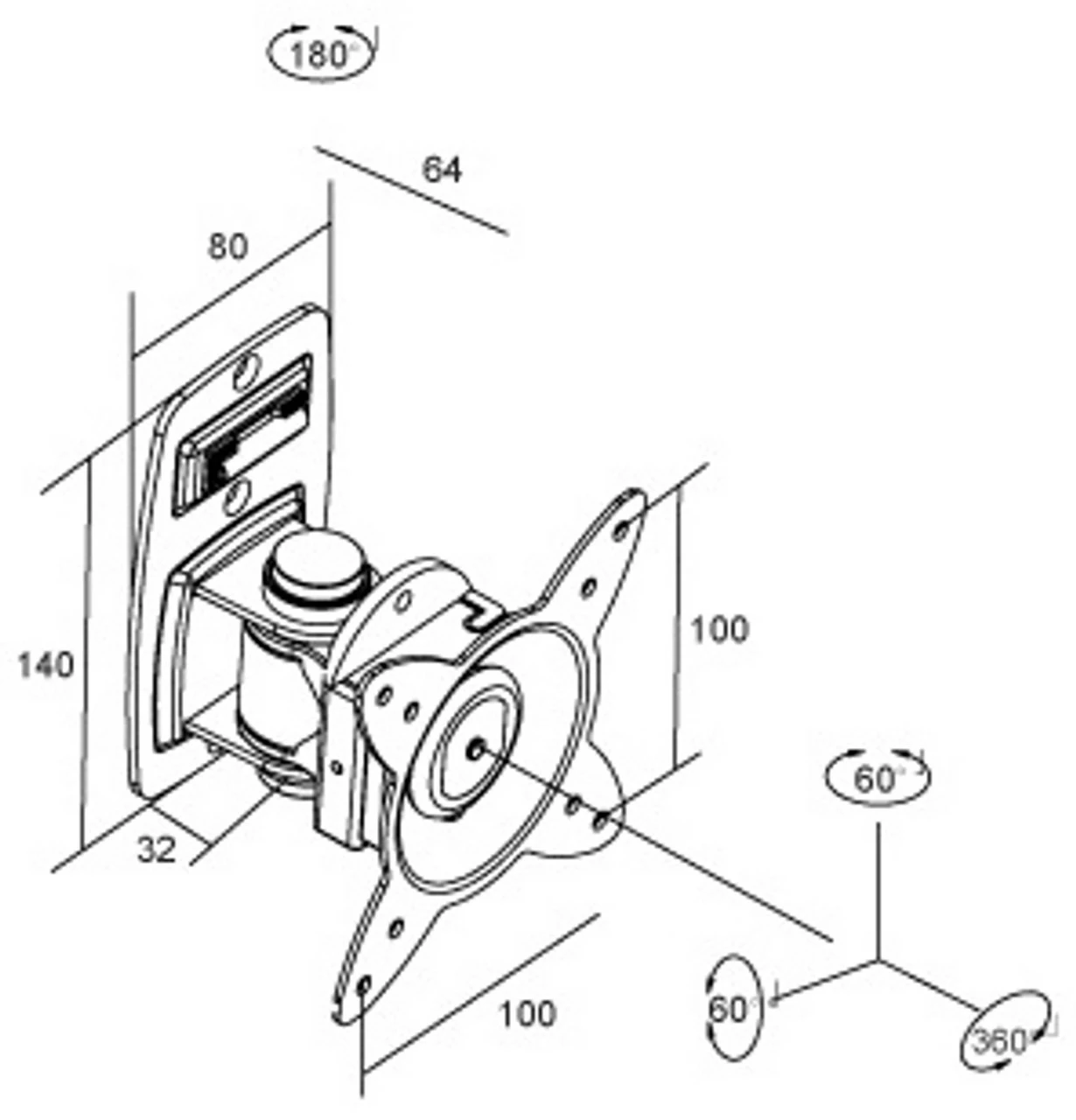 Avtex Svensen SV7 Wall Mount LCD/LED Quick Release TV Bracket 4 Avtex Svensen SV7 Wall Mount LCD/LED Quick Release TV Bracket - Image 2