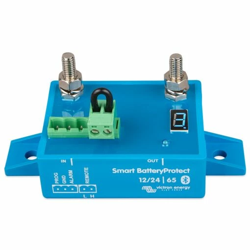 Victron Energy Victron Smart Battery Protect 65A -Heaters and Air Conditioners Sales Store Smart BatteryProtect 12 24V 65A front top 73466.1673434164