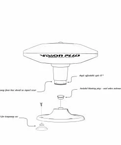 Vision Plus Status 350 Omni-Directional Antenna With VP2 TV Amplifier -Heaters and Air Conditioners Sales Store Status 350.355 scaled 18833.1633448149