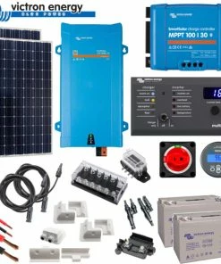Victron Energy Victron 350 Watt Solar Panel Kit With MPPT Controller, MultiPlus And Digital Multi Control