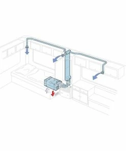 Truma Saphir Compact Under Bench Air Conditioning Unit -Heaters and Air Conditioners Sales Store air conditioning saphir air distribution luxury layer 61003.1553619886