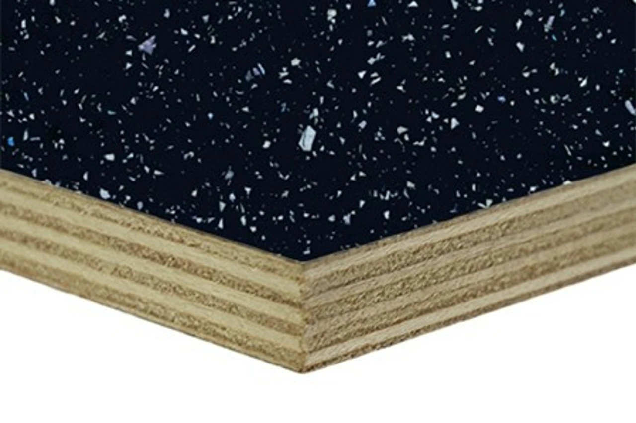 Morland 15mm Lightweight Campervan Furniture Ply Wood Gloss Black Spark 3 Morland 15mm Lightweight Campervan Furniture Ply Wood Gloss Black Spark - Image 2