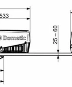 Dometic Freshjet 1700 Caravan Motorhome Air Conditioner -Heaters and Air Conditioners Sales Store freshjet dims 29663.1358419180