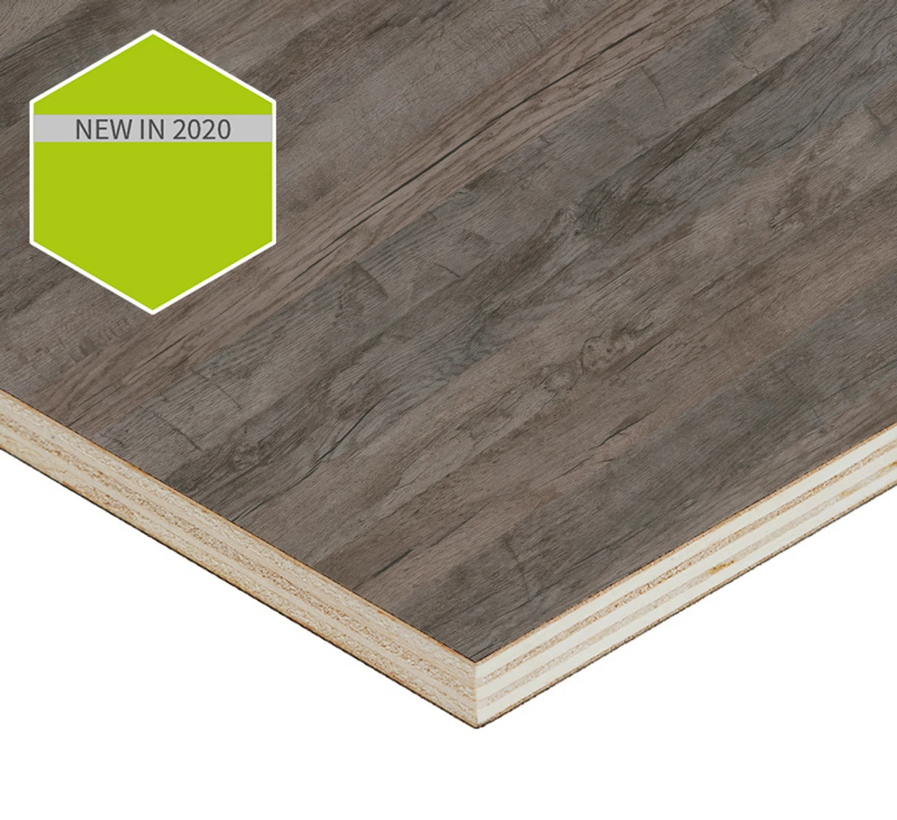 Morland 15mm Lightweight Campervan Ply Grey Santa Fe Oak