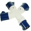 Maypole 3-Way 230v Caravan Site 16 Amp Hook Up Splitter -Heaters and Air Conditioners Sales Store mp370b 92119.1433931749