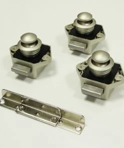 JLS Ltd 3 Pack Of Caravan Mini Push Button Door Handle And Catch -Heaters and Air Conditioners Sales Store nic nic 48630.1415019127