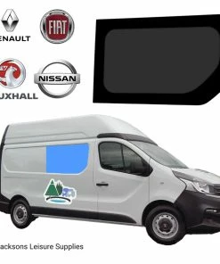 JLS Renault Trafic Vauxhall Vivaro Bonded Glass Fixed Window - Driver's Side