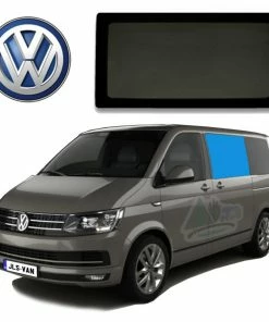 JLS VW T5 T6 Bonded Privacy Glass Fixed Window - Front Left Hand